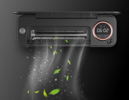 UV Toothbrush Holder Sterilizer with Rechargeable Toothbrush and LED Display, Wall-Mounted Bathroom Accessory